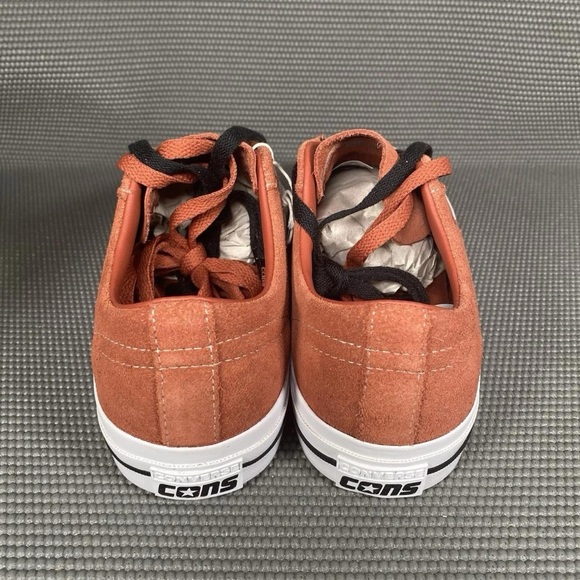 Converse Cons One Star Men's Rust Suede Sneakers - Picture 4 of 7